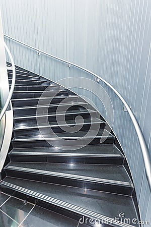 Stairway leading up Stock Photo