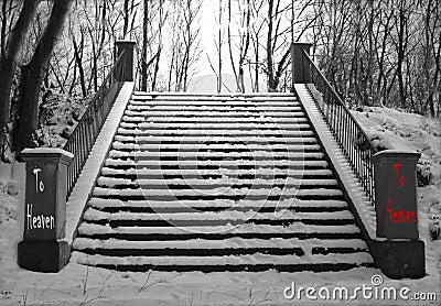 Stairway to heaven Stock Photo