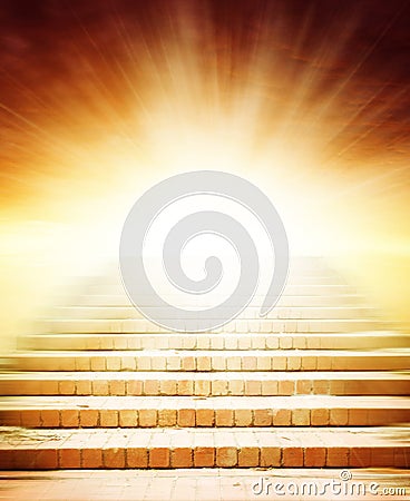 Stairway to heaven Stock Photo