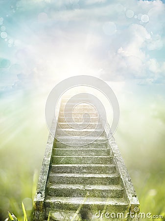 Stairway to heaven Stock Photo