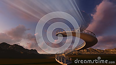 Stairway to heaven Stock Photo