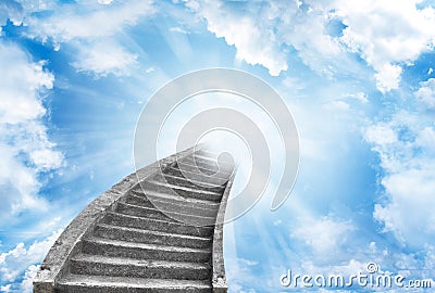 Stairway to heaven Stock Photo