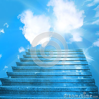 Stairway to heaven Stock Photo