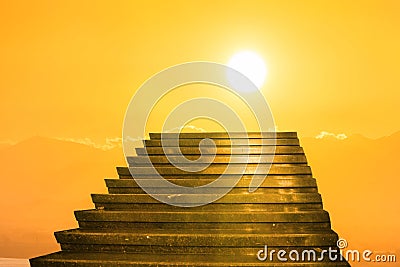 Stairway to heaven Stock Photo