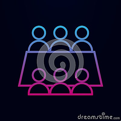 Stake holders nolan icon. Simple thin line, outline vector of web, mix icons for ui and ux, website or mobile application Stock Photo