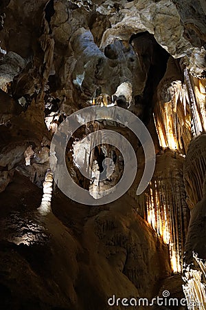 Stalagmite, Jenolan Caves Stock Photo