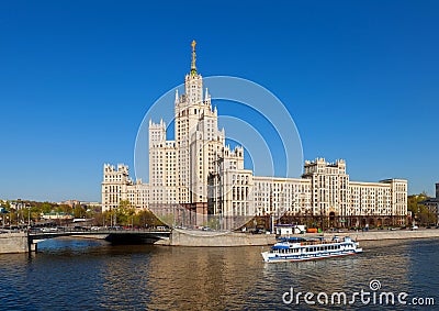 The stalinist skyscraper Editorial Stock Photo
