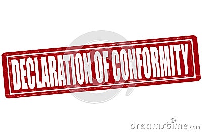 Declaration of conformity Cartoon Illustration