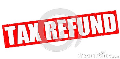 Tax refund Cartoon Illustration