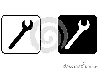 Mechanic Icon Stock Photo