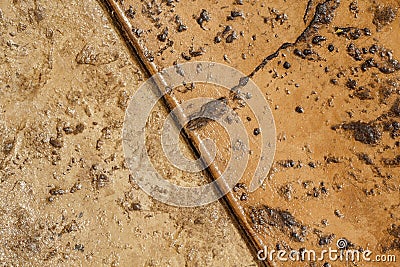 Stamped concrete background Stock Photo