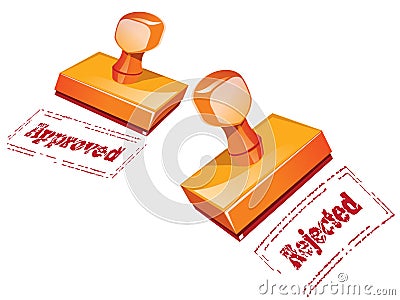 Stamper vector Stock Photo