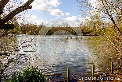 Stanborough Park Welwyn Garden City Stock Photo