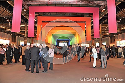 Stand andalusia fitur Editorial Stock Photo