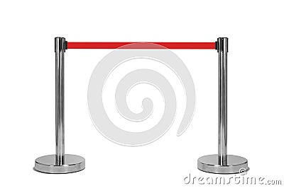 Stand barrier Stock Photo