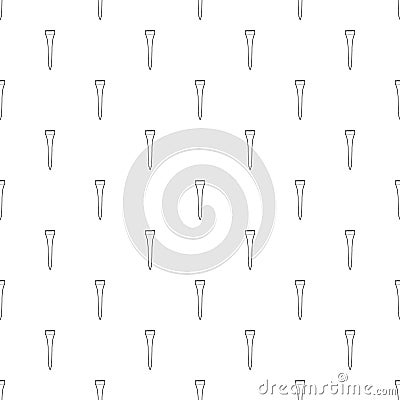 Stand golf ball pattern vector seamless Vector Illustration