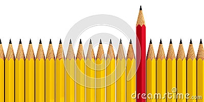 Stand out - pencils 3 Cartoon Illustration