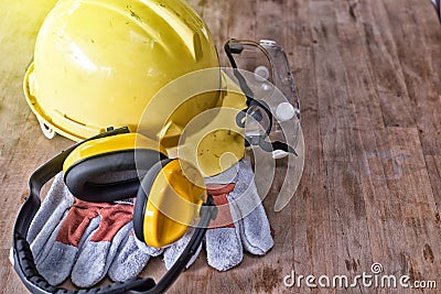 Standard construction safety Stock Photo