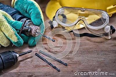 Standard construction safety Stock Photo