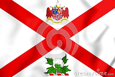 Standard of the Governor of Alabama, USA. Stock Photo