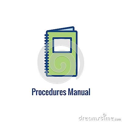 Standard Procedures for Operating a Business - Manual, Steps, & Implementation including outline icon sop Vector Illustration