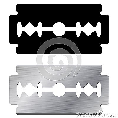 Standard razor blade Vector Illustration