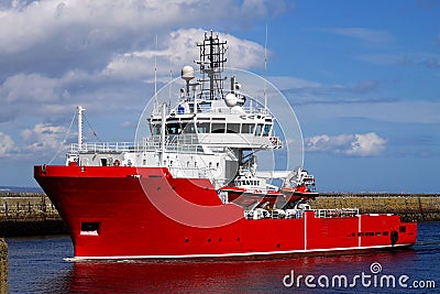 Standby boat A Stock Photo