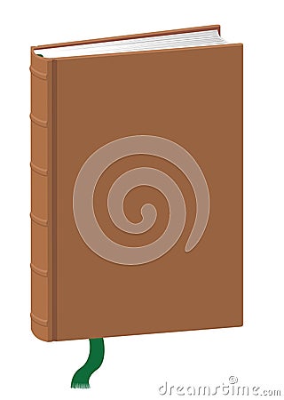 Standing Book Template Stock Photo