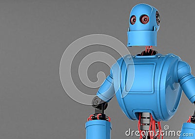 Standing Robot Stock Photo