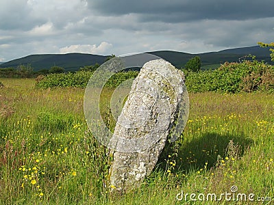 Standing Stone Stock Photo