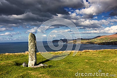 Standing stone Stock Photo