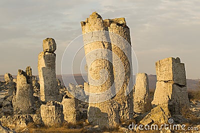 Standing Stones natural phenomenon Stock Photo