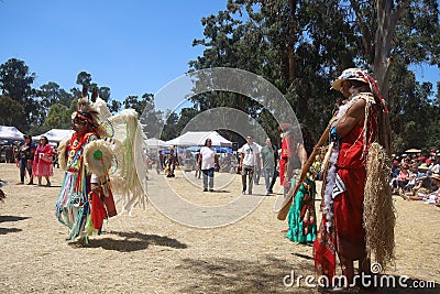 Stanford Powwow, California - Native American celebration Editorial Stock Photo