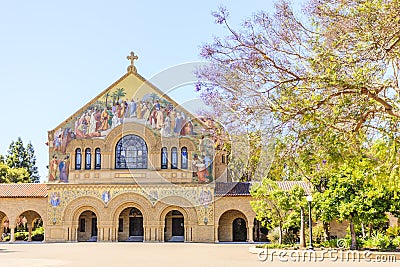 Stanford University at Palo Alto Editorial Stock Photo