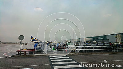 Stansted Airport United Kingdom Editorial Stock Photo