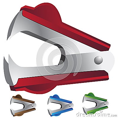 Staple Remover Vector Illustration