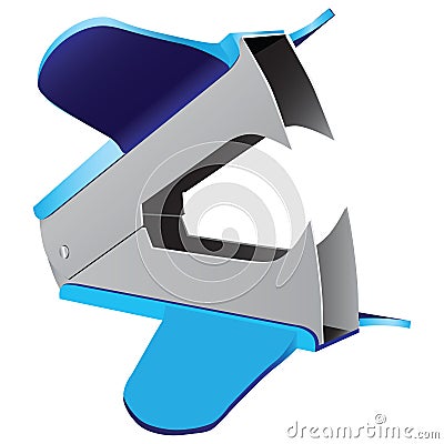 Staple Remover Vector Illustration