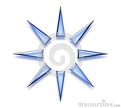 Star Abstract Design Stock Photo