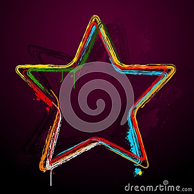 Star Background Vector Illustration