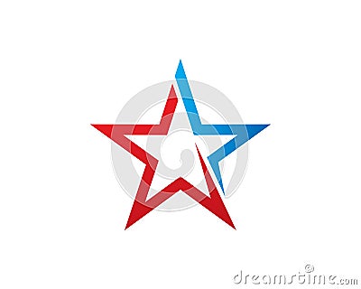 Star Brand Logo Template Design Vector, Emblem, Design Concept, Creative Symbol, Icon Vector Illustration