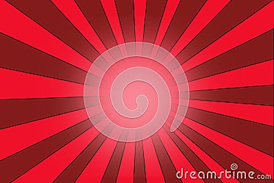 Star burst background texture with red stripes Stock Photo