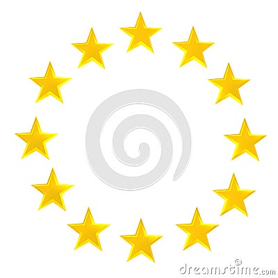 Star Circle Royalty Free Stock Photos - Image: 12969968