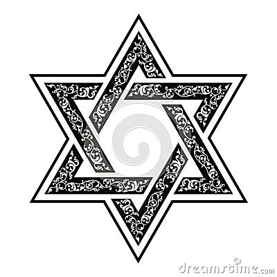 Star of David Vector Illustration