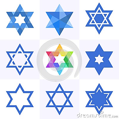 Star of David Vector Illustration