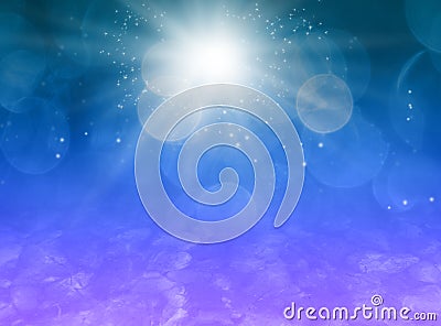 Star dust magical background Stock Photo