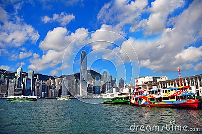 The star ferry, hong kong Stock Photo