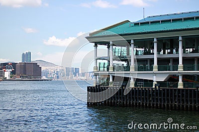 Star Ferry Pier Editorial Stock Photo