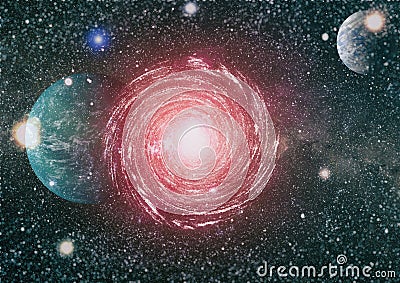 Star field in deep space many light years far from the Earth. Elements of this image furnished by NASA Stock Photo