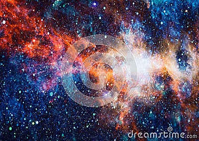 Star field in deep space many light years far from the Earth. Elements of this image furnished by NASA Stock Photo