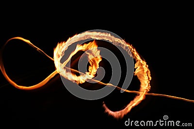 Star Flame Light Abstraction Stock Photo